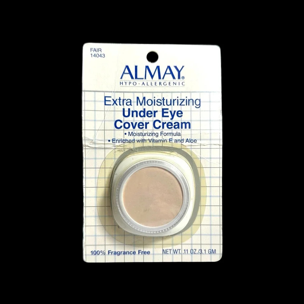 Almay Extra Moisturizing Under‎ Eye Cover Cream Fair 14043 Hypoallergenic 0.11oz